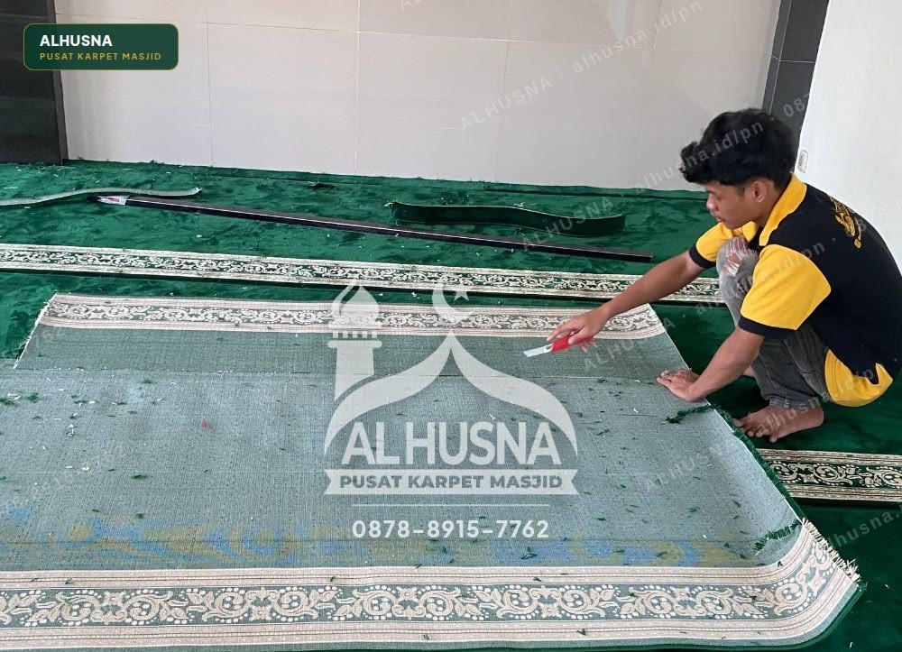 Inilah 2 Cara Produksi karpet Masjid Tebal, Massal Vs Handmade Mana yang Lebih Baik?