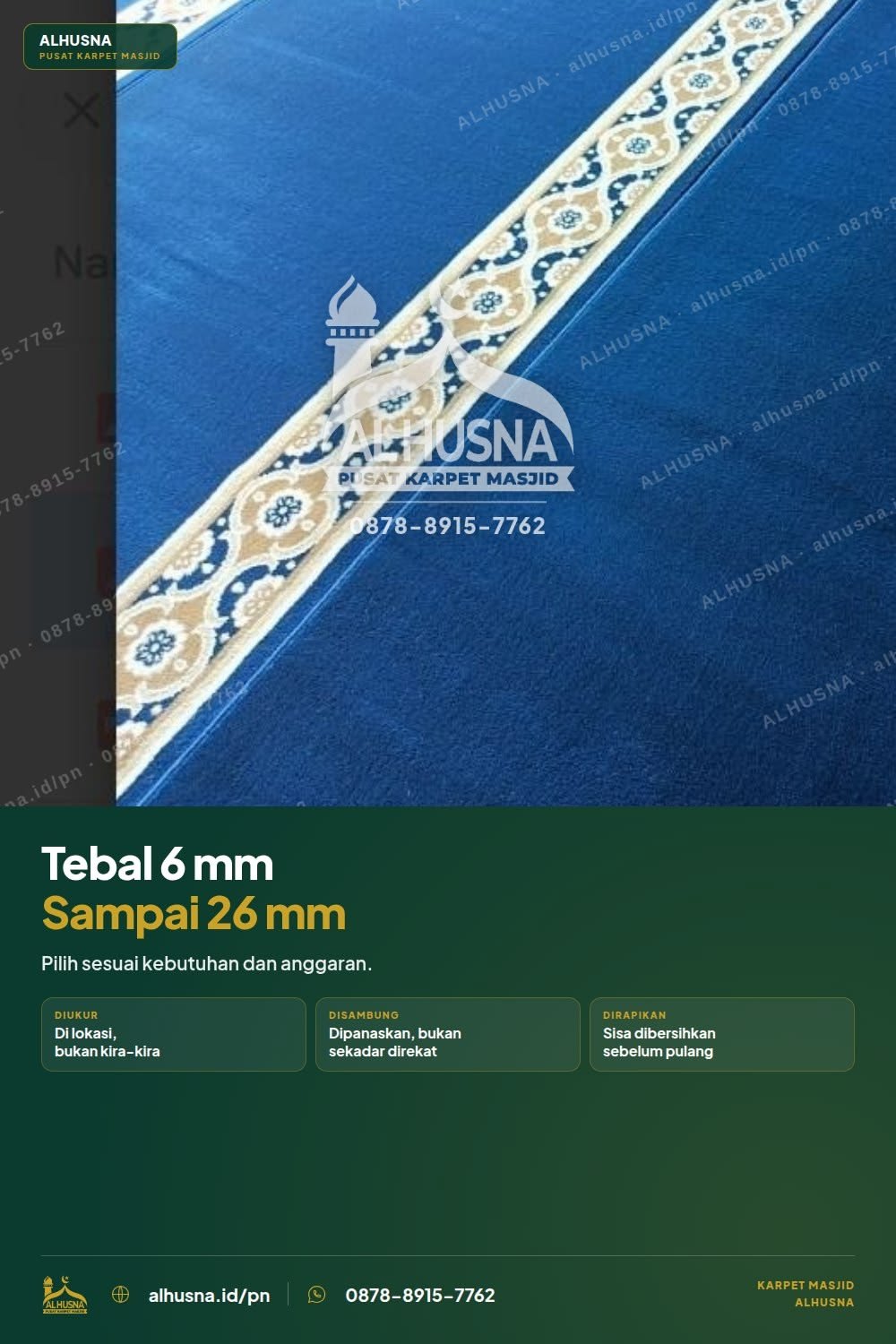 Jual Karpet Masjid Roll di Monas Jakarta