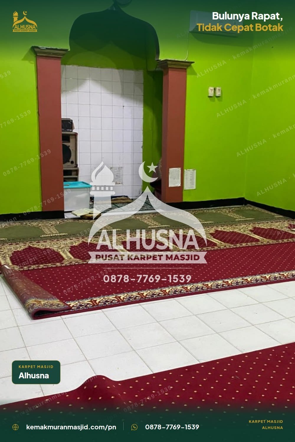 Tebal 18 mm untuk Karpet Masjid Turki untuk Renovasi Masjid — Yang Perlu Diketahui Pengurus